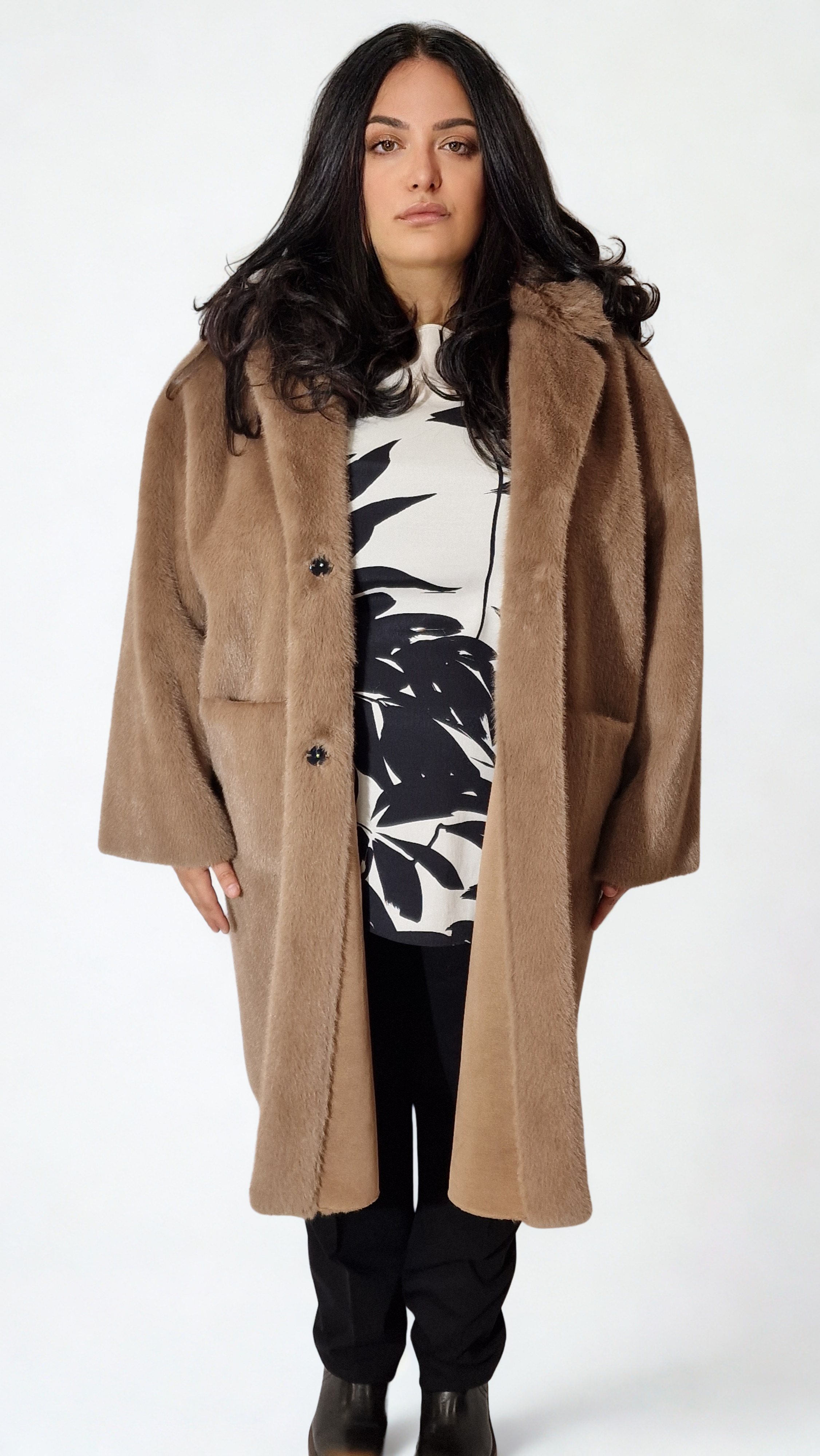 Cappotto Luisa viola